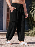 Men's Summer Cozy Pure Cotton Oversized Ankle Banded Pants