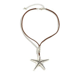 Bohemian Beach Starfish Pendant Necklace for Women