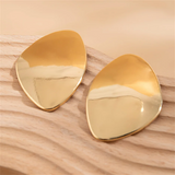 Vogue Irregular Metal Stud Earrings for Women