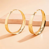 Exaggerated Big Circle Hoop Earrings for Women