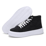 Classic Popular High Top Lace Up Canvas Sneakers