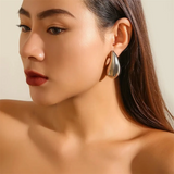 Drop Shape Luxury Big Earrings for Lady