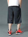 Men's Summer Loose Fit Athletic Stretch Basic Shorts