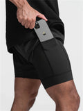 Men's Stretchy Breathable Jogging Shorts with Inter Pocket