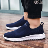 Summer Knitting Running Training Sneakers for Men