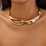 Women's Personality Twisted Chain Choker Necklace