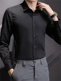 Men's Solid Color Slim Fit Perfect Business Party Shirts