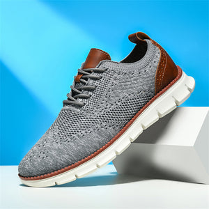 Men's Running Fitness Breathable Stretchy Knitted Sneakers