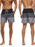 Men's Fitness Workout Surfing Zipper Pockets Trunks