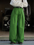 Female Vogue Korean Style High-rise All-match Commuter Pants