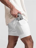 Men's Stretchy Breathable Jogging Shorts with Inter Pocket