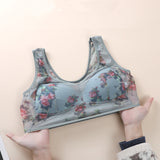 Breathable Ice Silk Lace Cooling Comfort Bra for Women