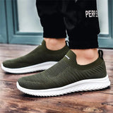 Summer Knitting Running Training Sneakers for Men