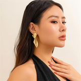 Fashion Unique Twisted Metal Earrings for Women