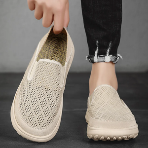 Male Summer Breathable Mesh Slip On Sneakers