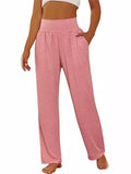 Female Relaxed Elastic Waist Jogging Stretch Pants