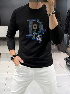 Men's High Quality Cozy O-Neck Long Sleeve Shirts