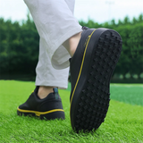 Men's Casual Walking Contrast Color Soft Sole Golf Shoes