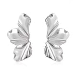 Three Petals Elegant Party Stud Earrings for Lady