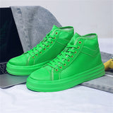 Classic Popular High Top Lace Up Canvas Sneakers