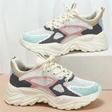 Women's Relaxed All-match Contrast Color Mesh Shoes