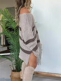 Oversized Drop Shoulder Slouchy Sweater for Women