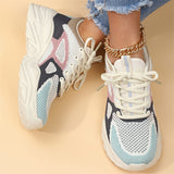 Women's Relaxed All-match Contrast Color Mesh Shoes