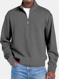 Men's Fashion Long Sleeved Zipper Casual Shirt