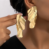 Personality Trendy Twisted Metal Earrings for Women