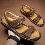 Men's Travel Anti Slip Soft Sole Velcro Beach Sandals