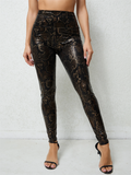 High-Rise Snake Print Leggings for Ladies