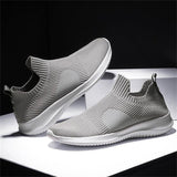 Men's Casual Stretchy Knitted Rubber Sole Sock Sneakers