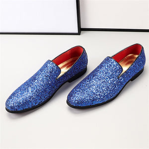 Men's Fashion Glitter Party Dress Shoes