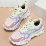 Women's Relaxed All-match Contrast Color Mesh Shoes