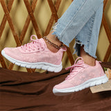 Women's Summer Breathable Lace Up Soft Sole Walking Loafers