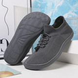 Male Ultrasoft Knitted Fabric Lace-up Sneakers