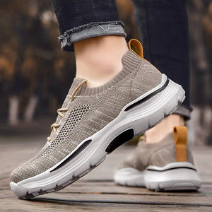 Men's Spring Summer Leisure Platform Knit Sneakers