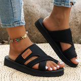 Comfort Open Toe Mesh Orthopedic Slide Sandals for Women