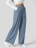 Women's Simple Chic High-Rise Wide Leg Pants