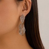 Irregular Circle Exaggerated Statement Earrings for Women