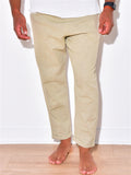 Men's Lightweight Breathable Cotton Linen Casual Pants