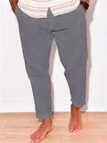 Men's Lightweight Breathable Cotton Linen Casual Pants