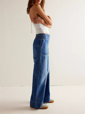 Personalized Low Rise Denim Jeans for Ladies