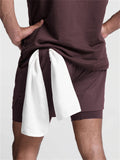 Men's Stretchy Breathable Jogging Shorts with Inter Pocket