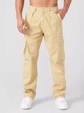 Men's Causal Comfy Straight Leg Cargo Pants