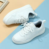 Trendy Color Block Thick Sole Skateboard Shoes for Women