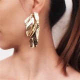 Personality Trendy Twisted Metal Earrings for Women