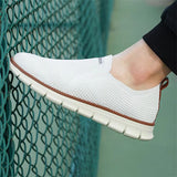 Lazy Slip-On Breathable Mesh Soft Sole Sneakers for Men