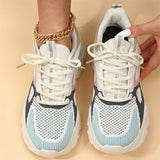 Women's Relaxed All-match Contrast Color Mesh Shoes