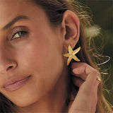 Cute Starfish Casual Holiday Earrings for Women